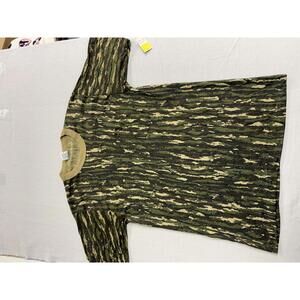 Vintage 80s Real Tree T-shirt Vertical Camo Pocket Tee XL